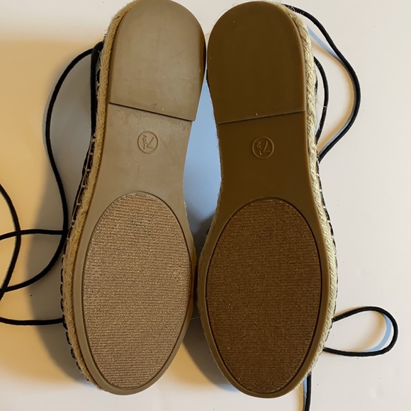 ✨BRAND NEW✨ MOSSIMO BLACK ESPADRILLE WITH ANKLE LACES - Picture 12 of 13